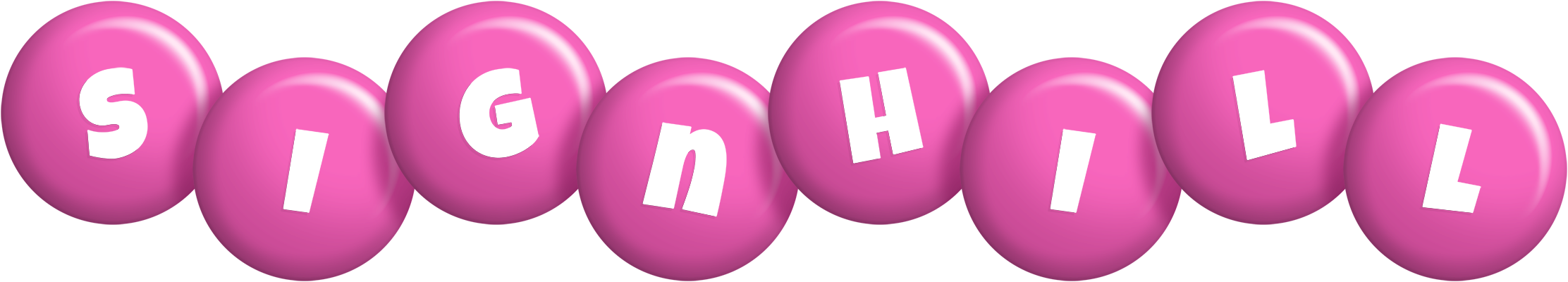 Signhill candy-pink logo