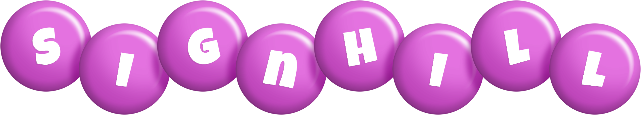 Signhill candy-purple logo