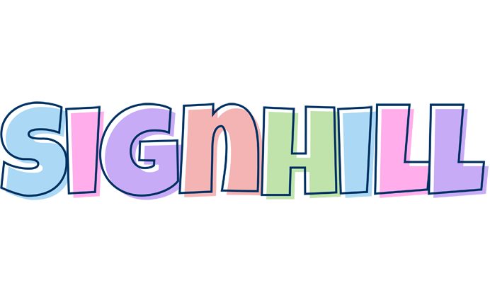 Signhill pastel logo