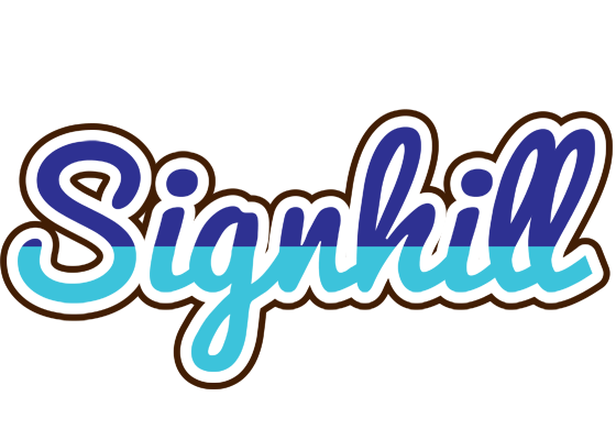 Signhill raining logo