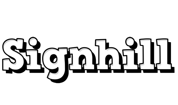 Signhill snowing logo