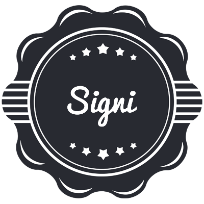 Signi badge logo
