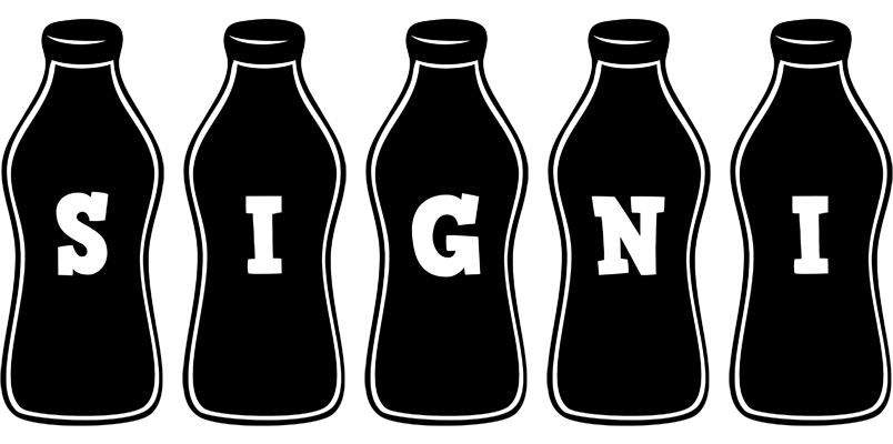 Signi bottle logo