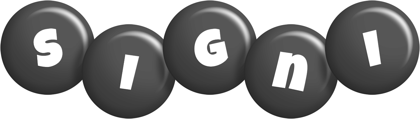 Signi candy-black logo