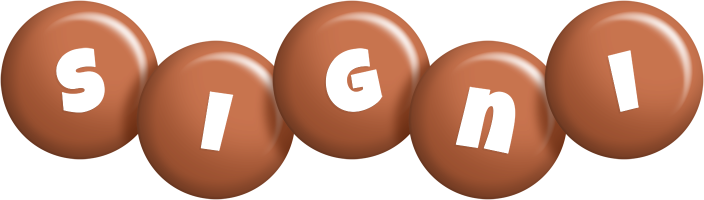 Signi candy-brown logo