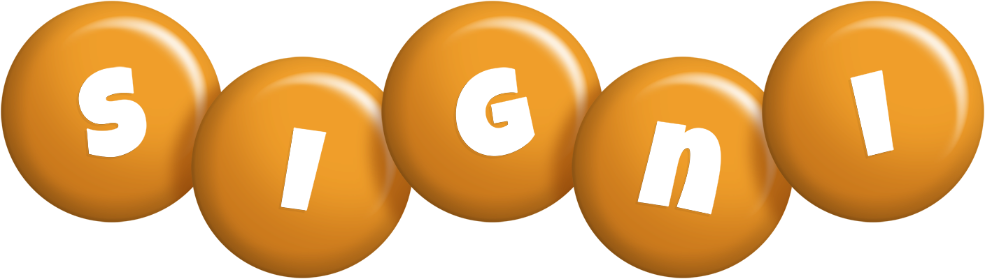 Signi candy-orange logo