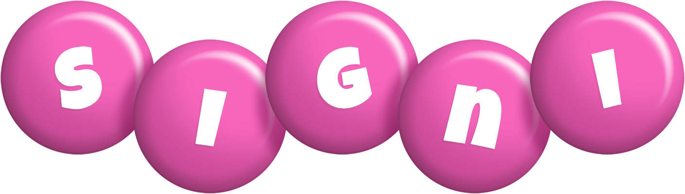 Signi candy-pink logo
