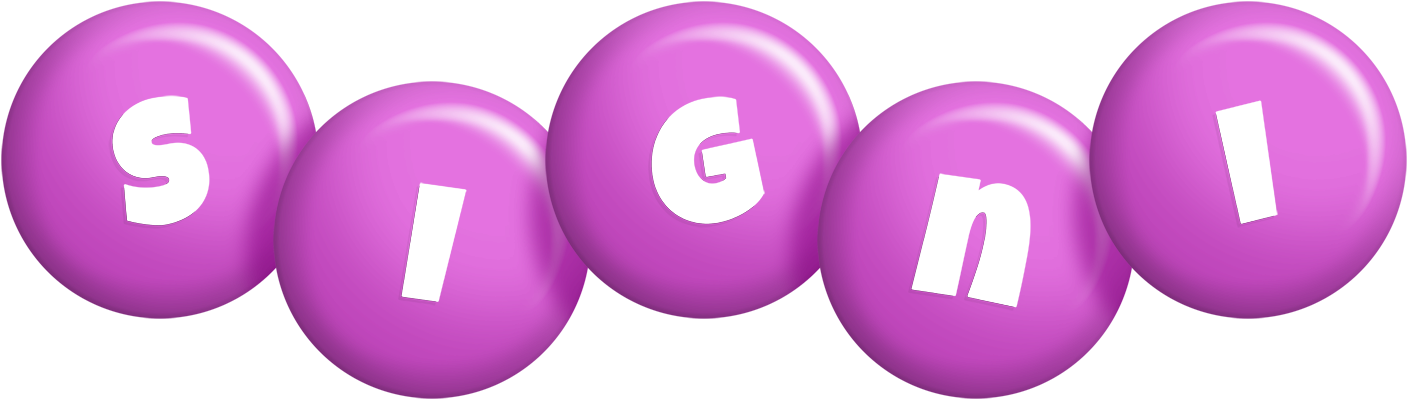 Signi candy-purple logo
