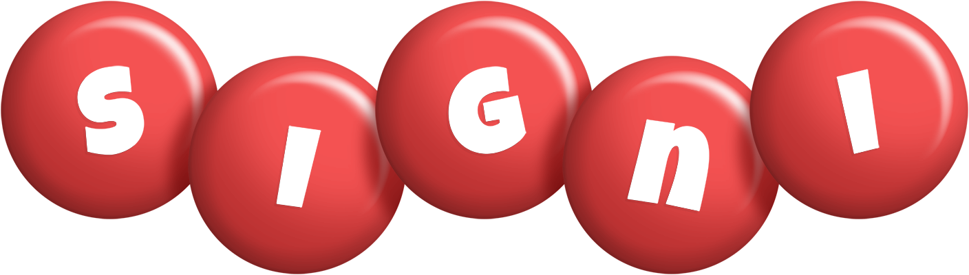 Signi candy-red logo