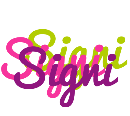Signi flowers logo