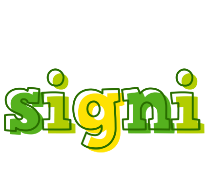 Signi juice logo