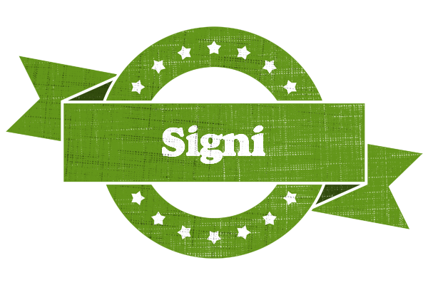 Signi natural logo