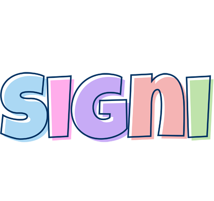 Signi pastel logo