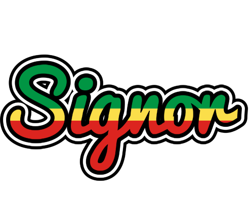 Signor african logo