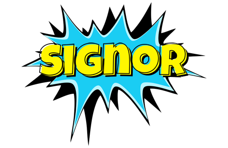 Signor amazing logo