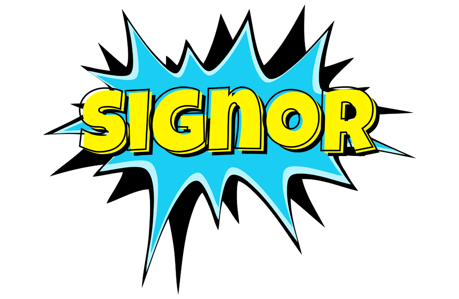 Signor amazing logo