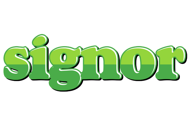 Signor apple logo