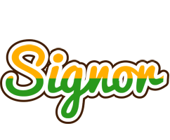 Signor banana logo