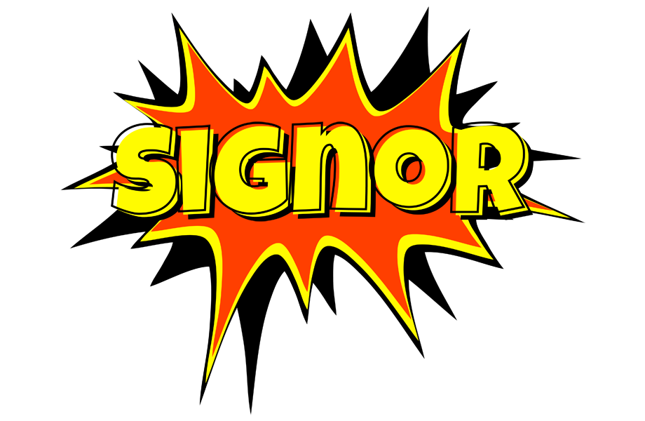 Signor bazinga logo