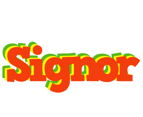 Signor bbq logo