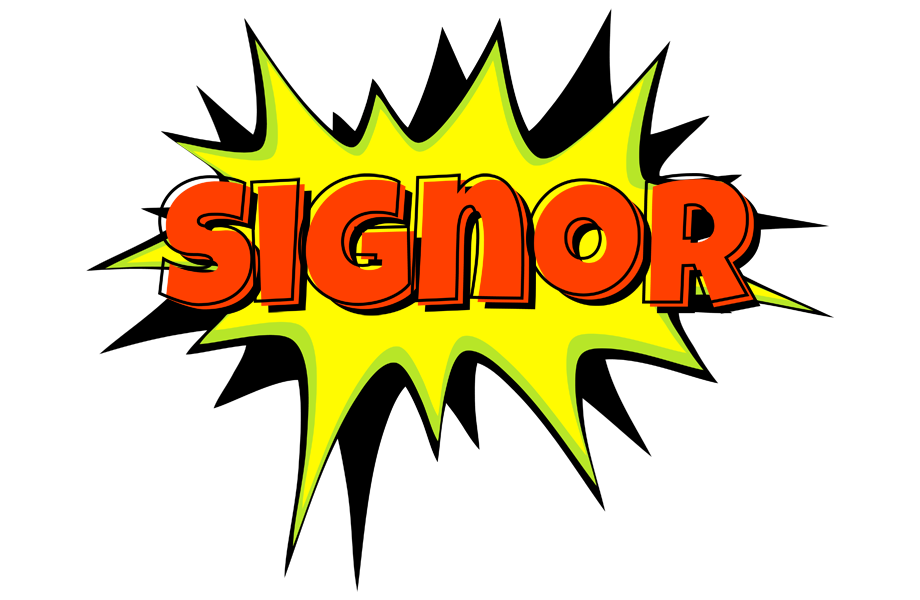 Signor bigfoot logo