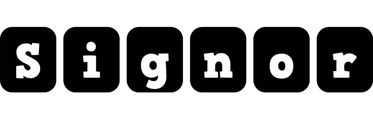 Signor box logo