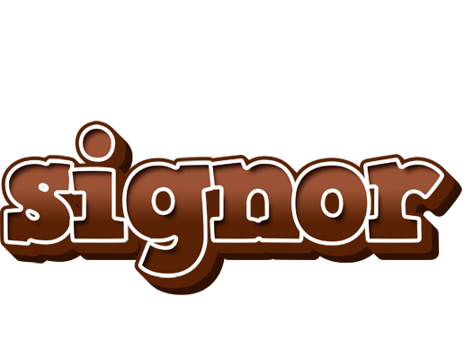 Signor brownie logo
