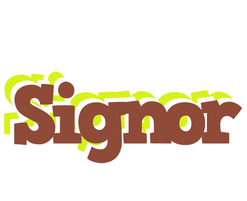 Signor caffeebar logo