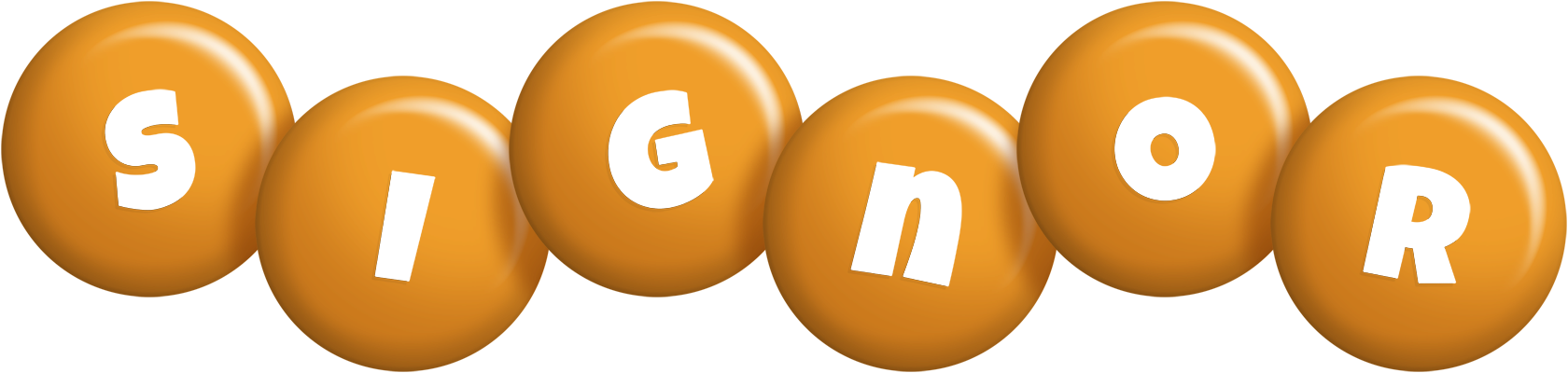 Signor candy-orange logo