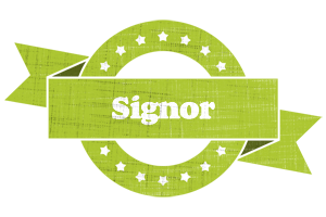 Signor change logo