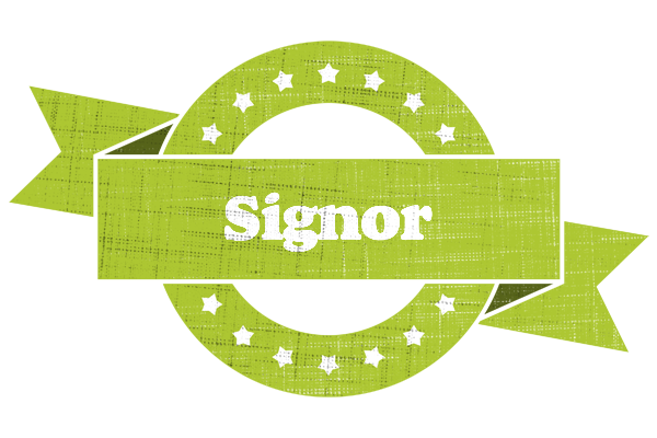 Signor change logo