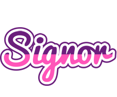 Signor cheerful logo