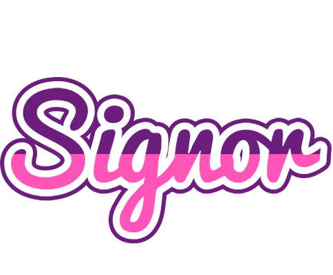 Signor cheerful logo