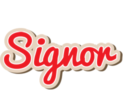 Signor chocolate logo