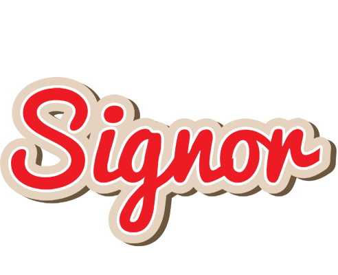 Signor chocolate logo