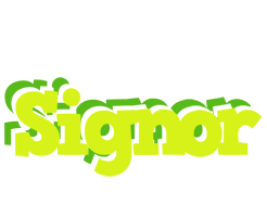 Signor citrus logo