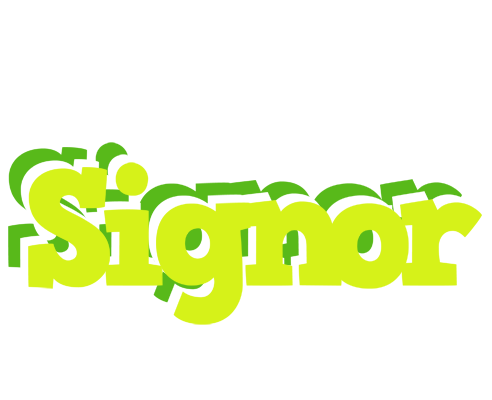 Signor citrus logo