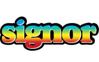 Signor color logo