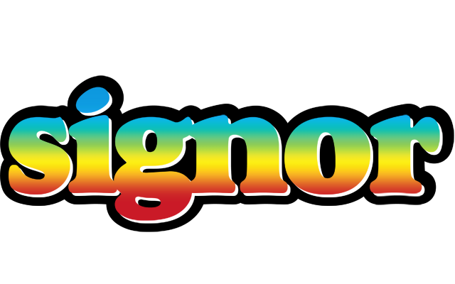 Signor color logo