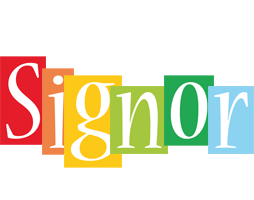 Signor colors logo