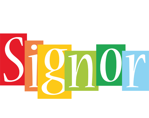 Signor colors logo