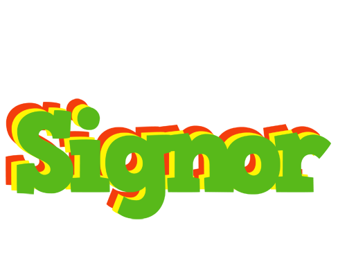 Signor crocodile logo