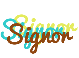 Signor cupcake logo