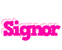 Signor dancing logo