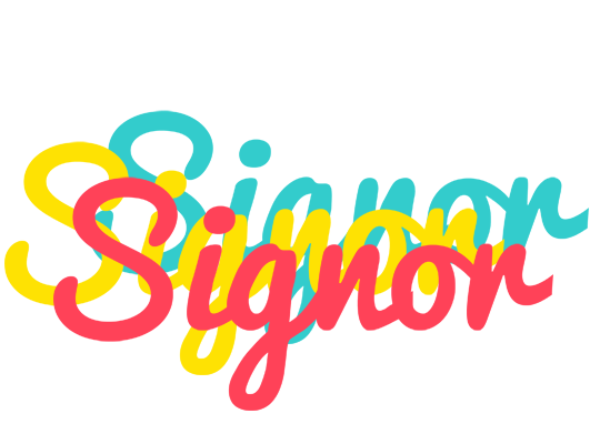 Signor disco logo