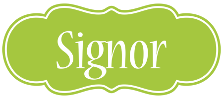 Signor family logo