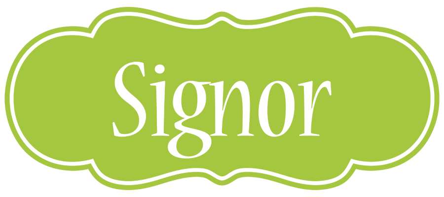 Signor family logo