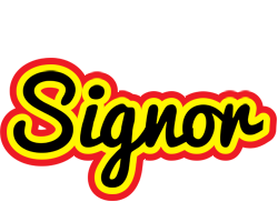 Signor flaming logo