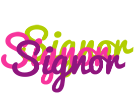 Signor flowers logo