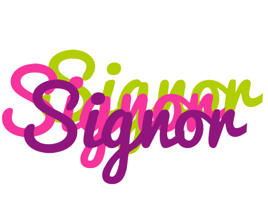 Signor flowers logo